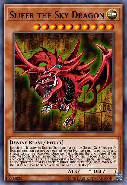 Slifer the Sky Dragon - LDK2-ENS01 - Ultra Rare - Limited