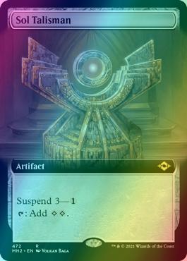 Sol Talisman [472] [Extended Art] [Modern Horizons 2] [Foil]