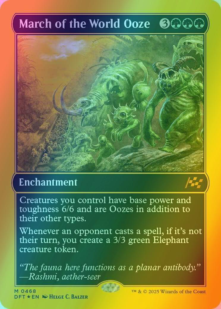 March of the World Ooze [468] [Aetherdrift] [First-place Foil]