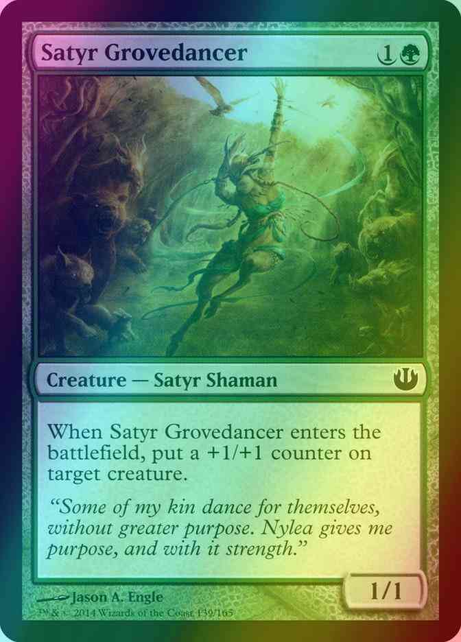 Satyr Grovedancer [139] [Journey into Nyx] [Foil]