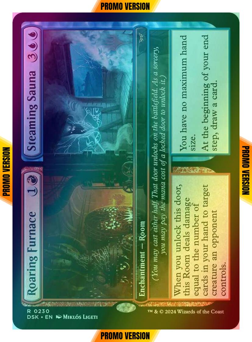 Roaring Furnace // Steaming Sauna [230p] [Promo Pack] [Duskmourn: House of Horror: Promos] [Foil]