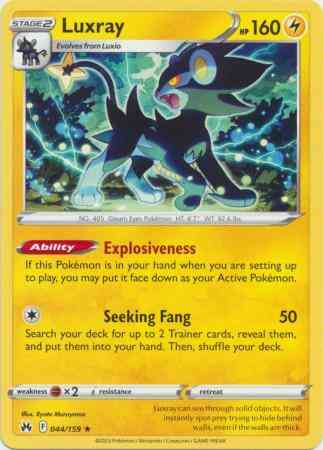 Luxray - 044/159 - Rare [swsh125-044] [Non-Holo]