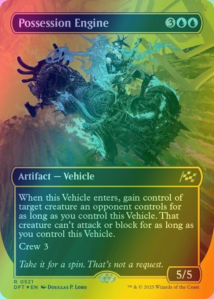 Possession Engine [521] [Borderless] [Revved Up] [Aetherdrift] [First-place Foil]