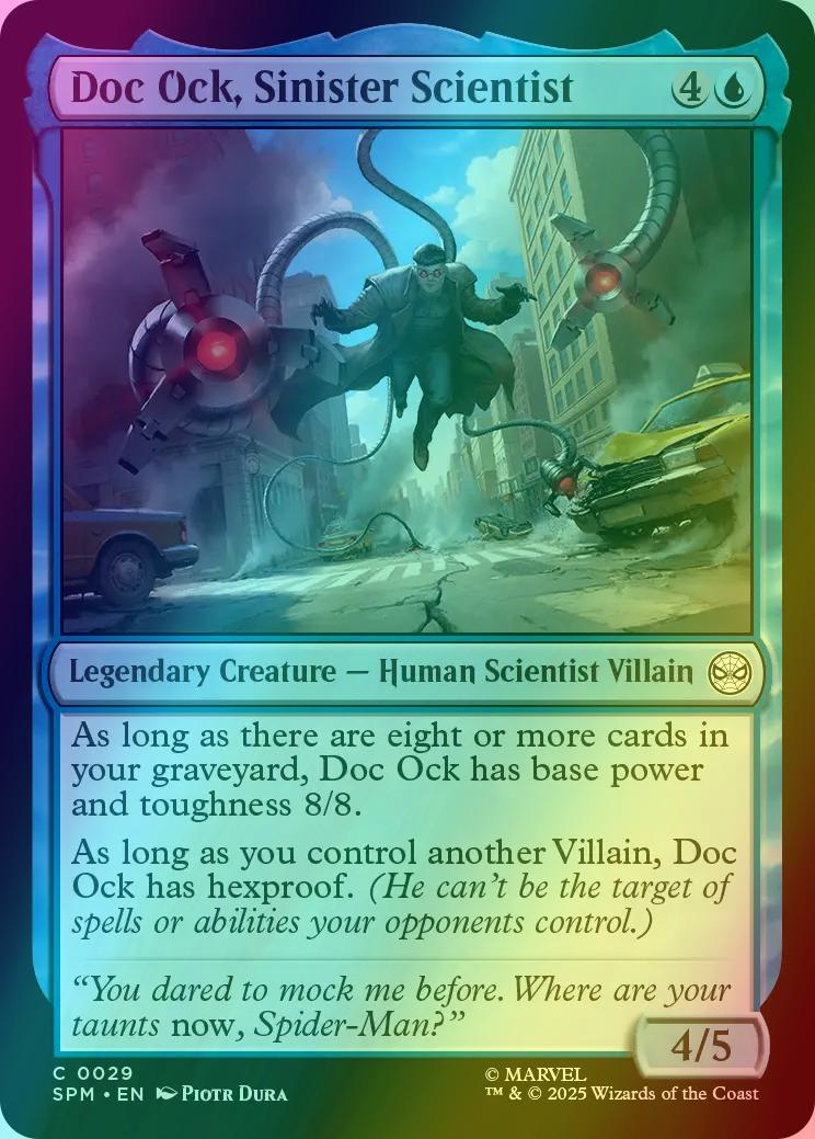 Doc Ock, Sinister Scientist [29] [Marvel's Spider-Man] [Foil] – Face to  Face Games