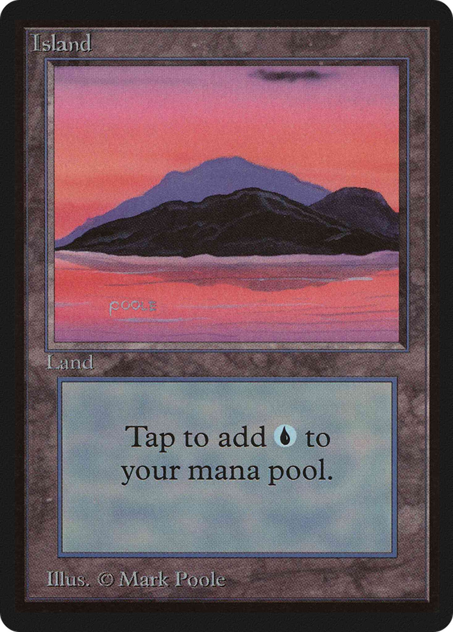 Island [Right Island] [293] [Limited Edition Beta] [Non-Foil]