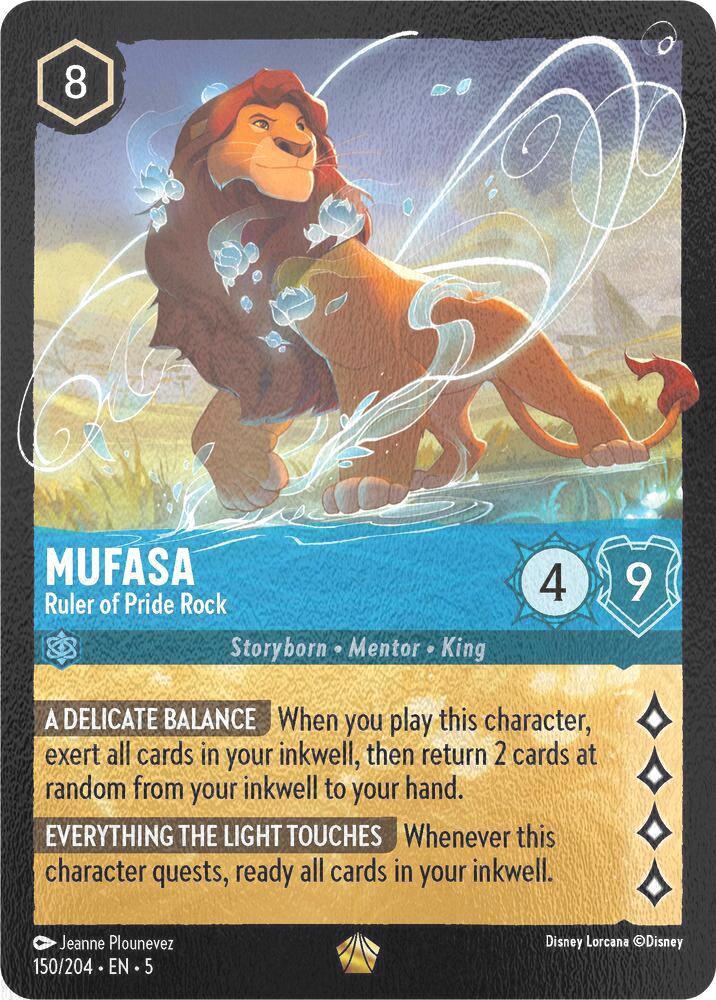 Mufasa - Ruler of Pride Rock - 150/204 [Shimmering Skies] [Cold Foil]