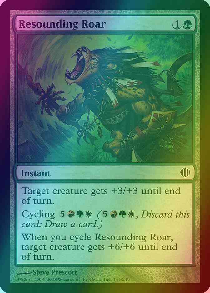 Resounding Roar [144] [Shards Of Alara] [Foil]