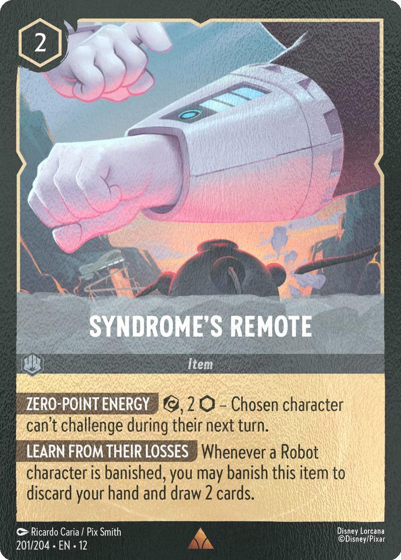 Syndrome's Remote - 201/204 [Wilds Unknown] [Cold Foil]