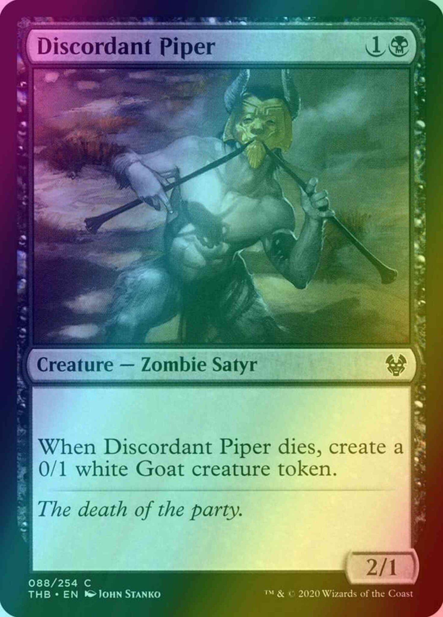 Discordant Piper [88] [Theros Beyond Death] [Foil]