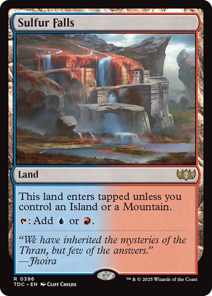 Sulfur Falls [396] [Tarkir: Dragonstorm: Commander] [Non-Foil]