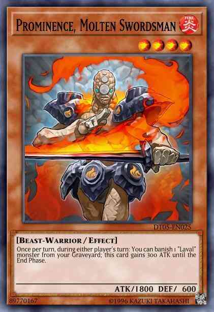 Prominence, Molten Swordsman - HA05-EN010 - Super Rare - Unlimited