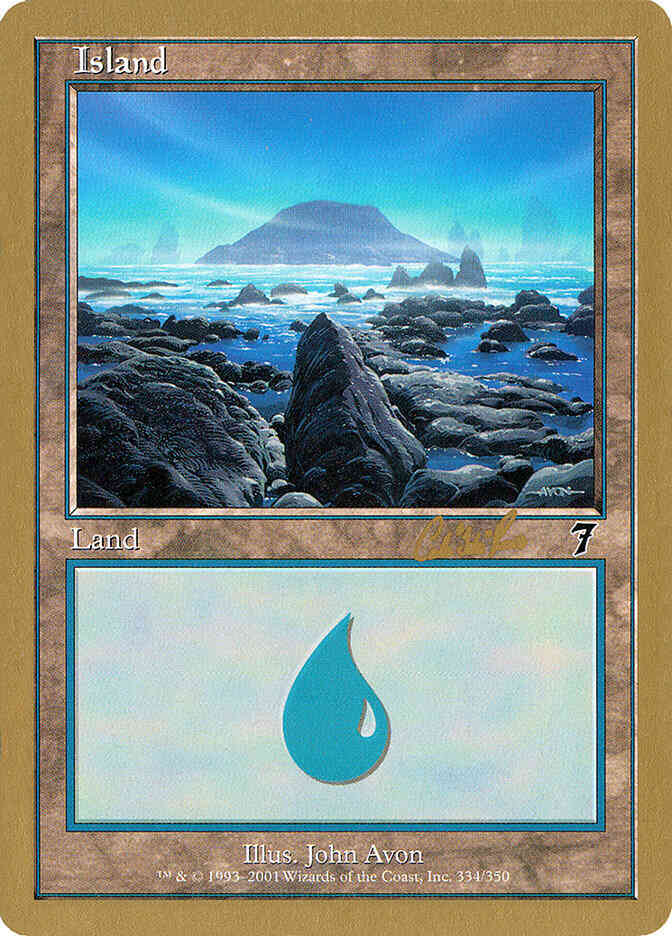 Island [cr334] [Carlos Romao] [334] [World Championship Decks 2002] [Non-Foil]