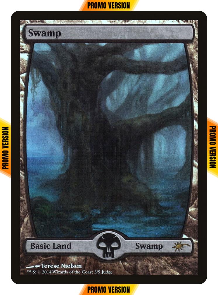 Swamp [2014] [3x] [Full Art] [Judge Gift Cards 2014] [Foil]