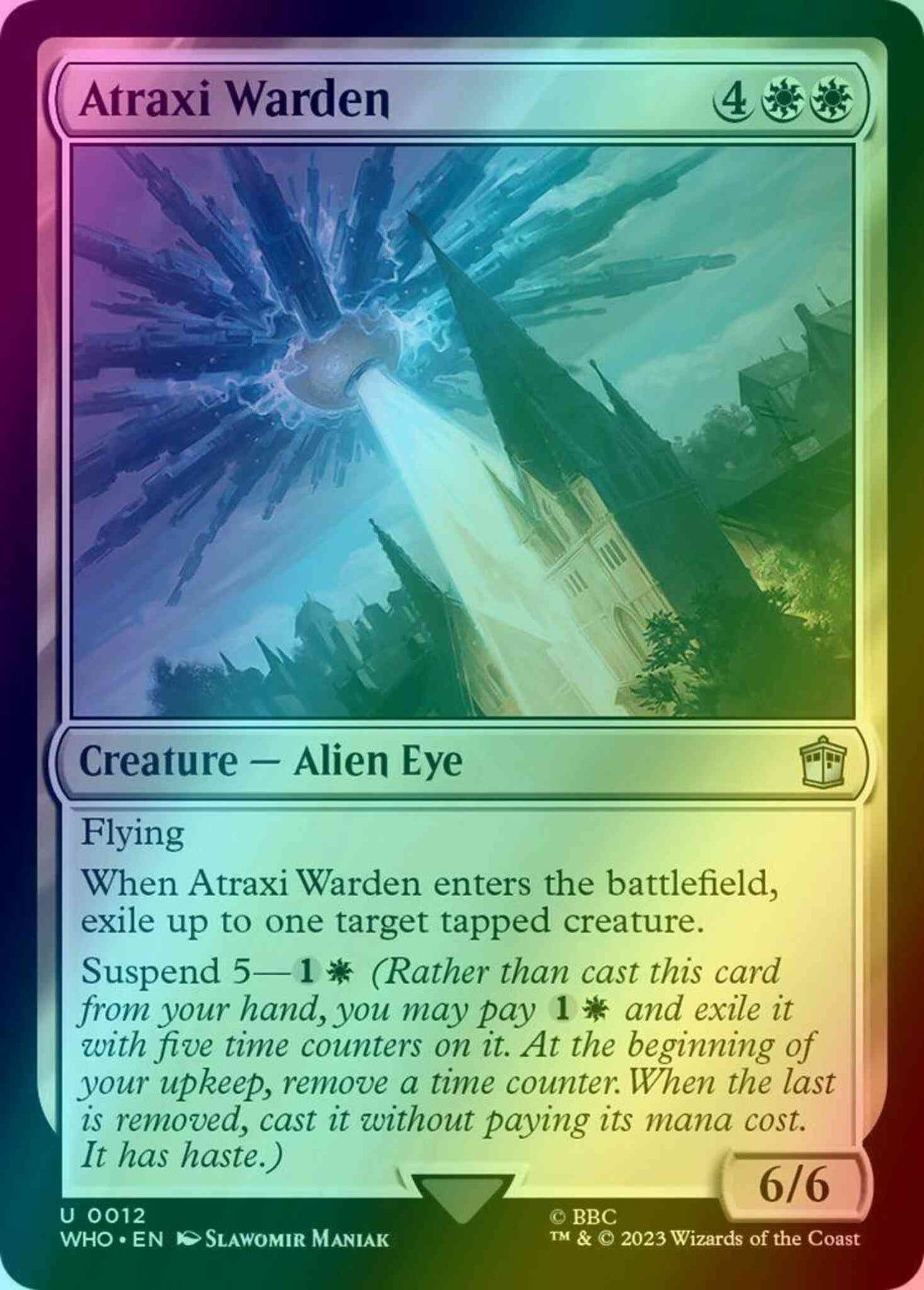 Atraxi Warden [12] [Universes Beyond: Doctor Who] [Foil]
