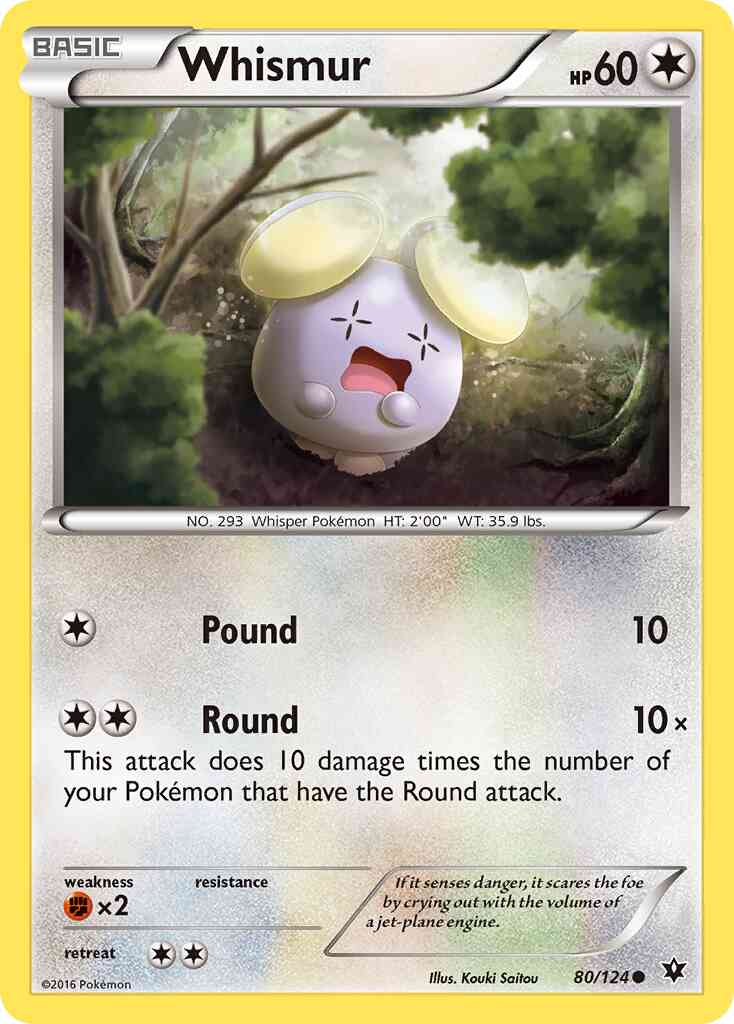 Whismur - 80/124 - Common [xy10-80] [Non-Holo]