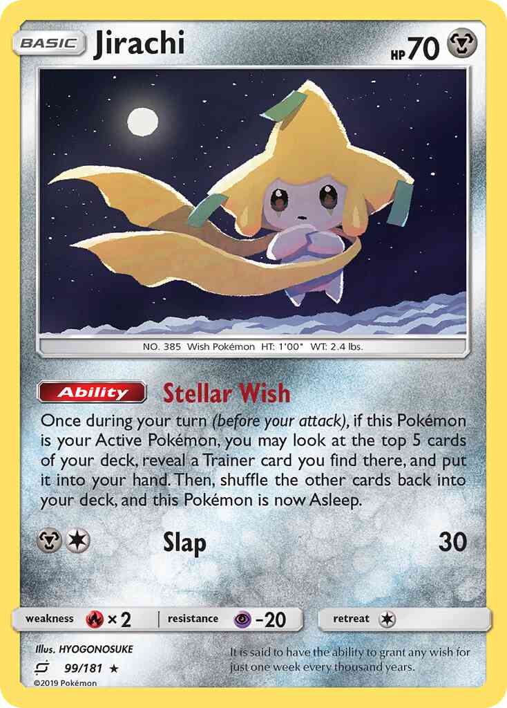 Jirachi - 99/181 - Rare Holo [sm9-99] [Holo]