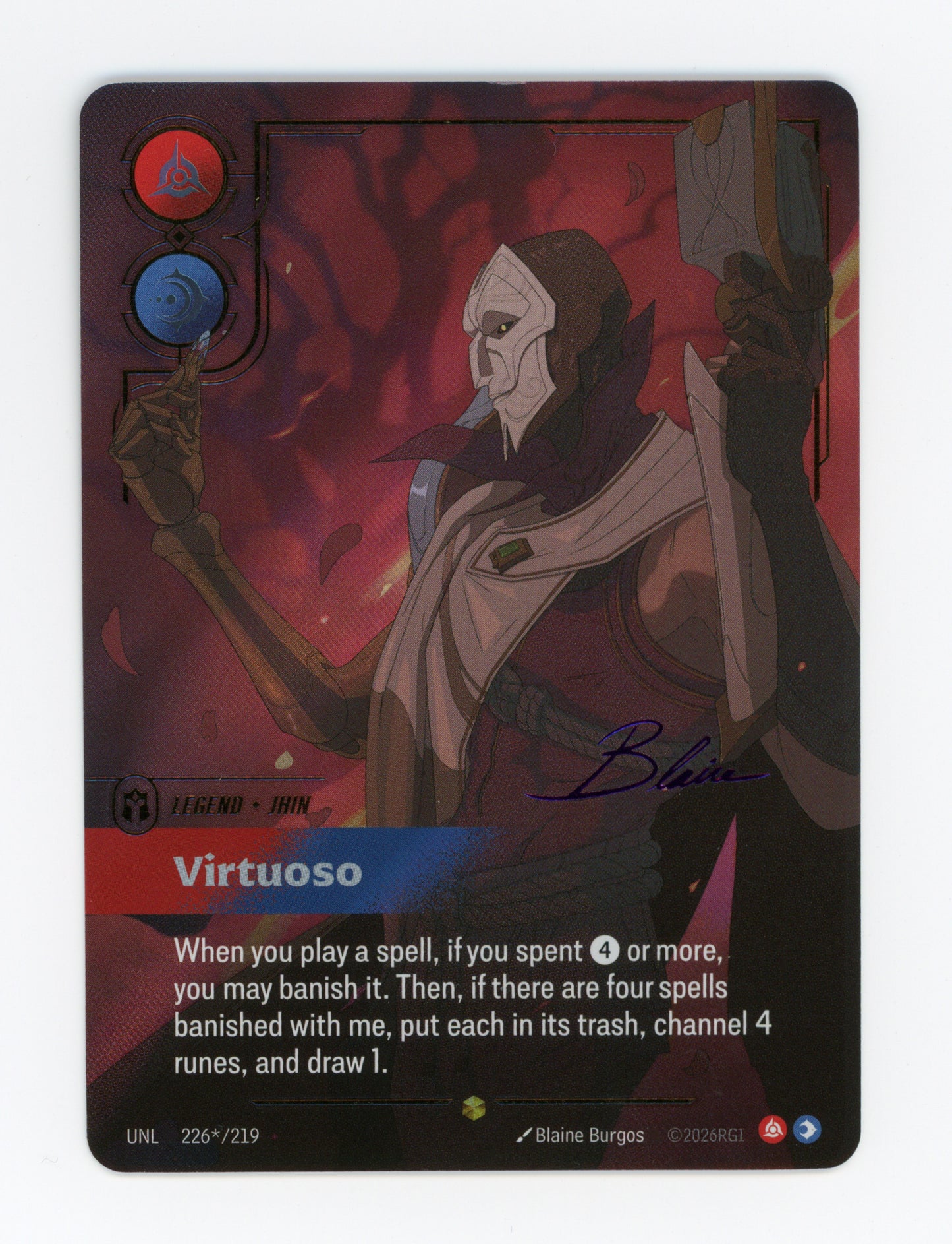 Virtuoso (Jhin) — Signature|Foil — ID 19243