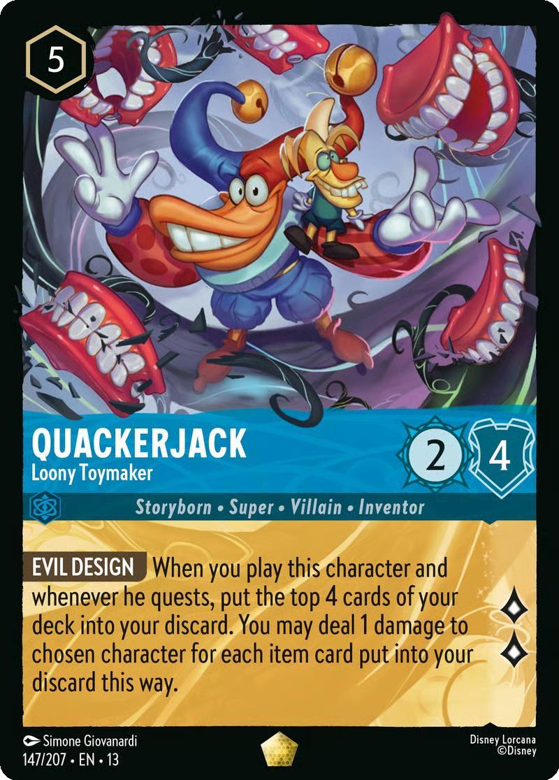 Quackerjack - Loony Toymaker - 147/204 [Attack of the Vine!] [Non-Foil]