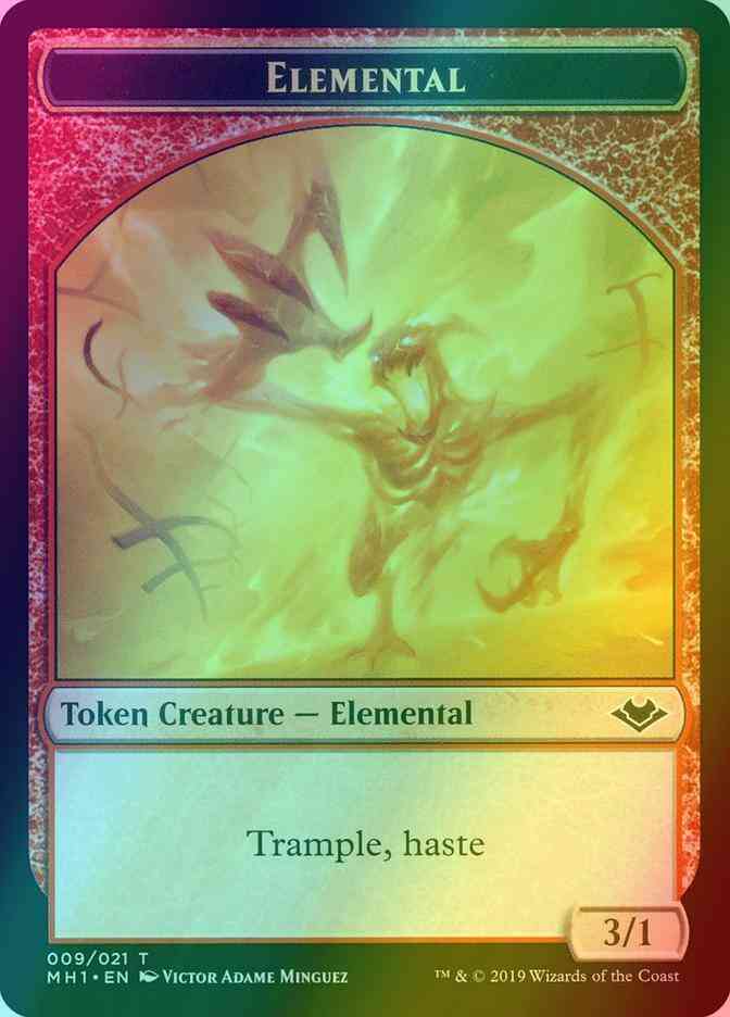 Elemental Token [09] [Modern Horizons Tokens] [Foil]