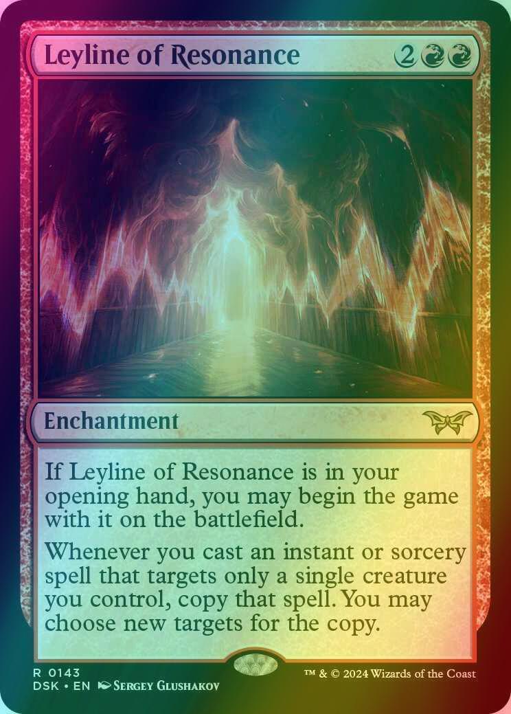 Leyline of Resonance [143] [Duskmourn: House of Horror] [Foil]