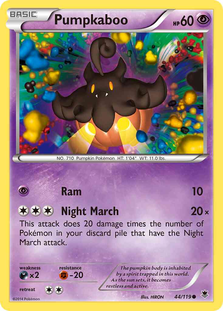 Pumpkaboo - 44/119 - Common [xy4-44] [Non-Holo]