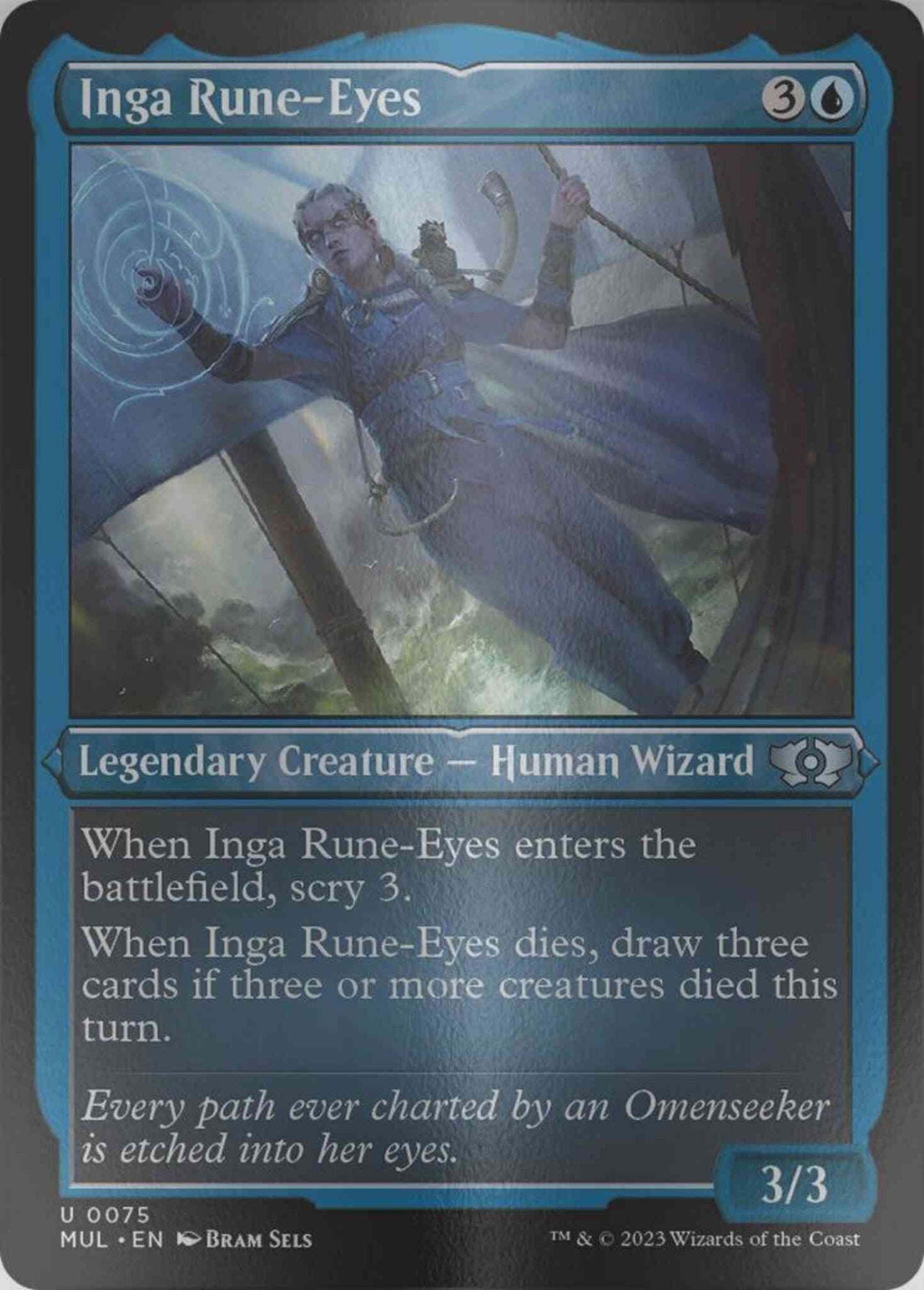 Inga Rune-Eyes [75] [Multiverse Legends] [Etched Foil]