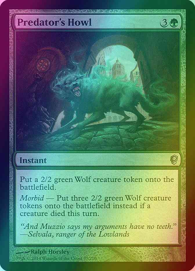Predator's Howl [37] [Conspiracy] [Foil]