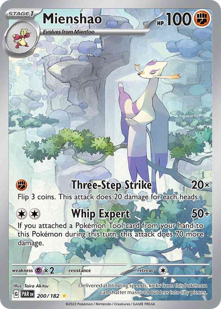 Mienshao - 200/182 - Illustration Rare [sv04-200] [Ultra]