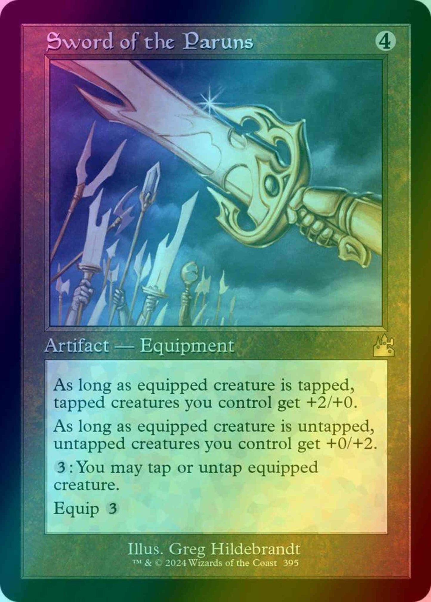 Sword of the Paruns [395] [Retro Frame] [Ravnica Remastered] [Foil]