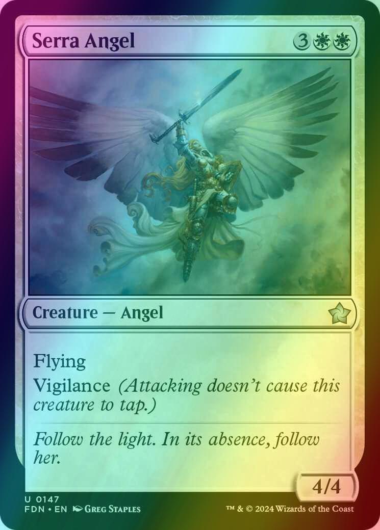 Serra Angel [147] [Foundations] [Foil]