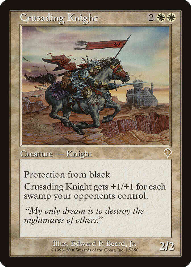 Crusading Knight [12] [Invasion] [Non-Foil]