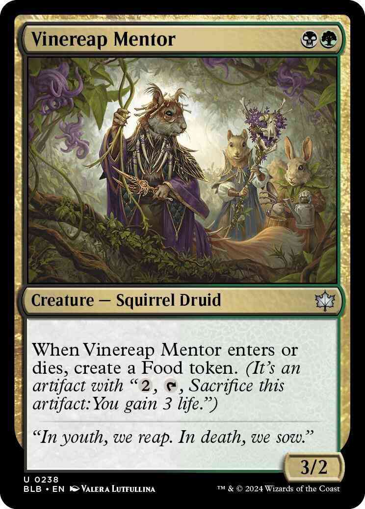 Vinereap Mentor [238] [Bloomburrow] [Foil]