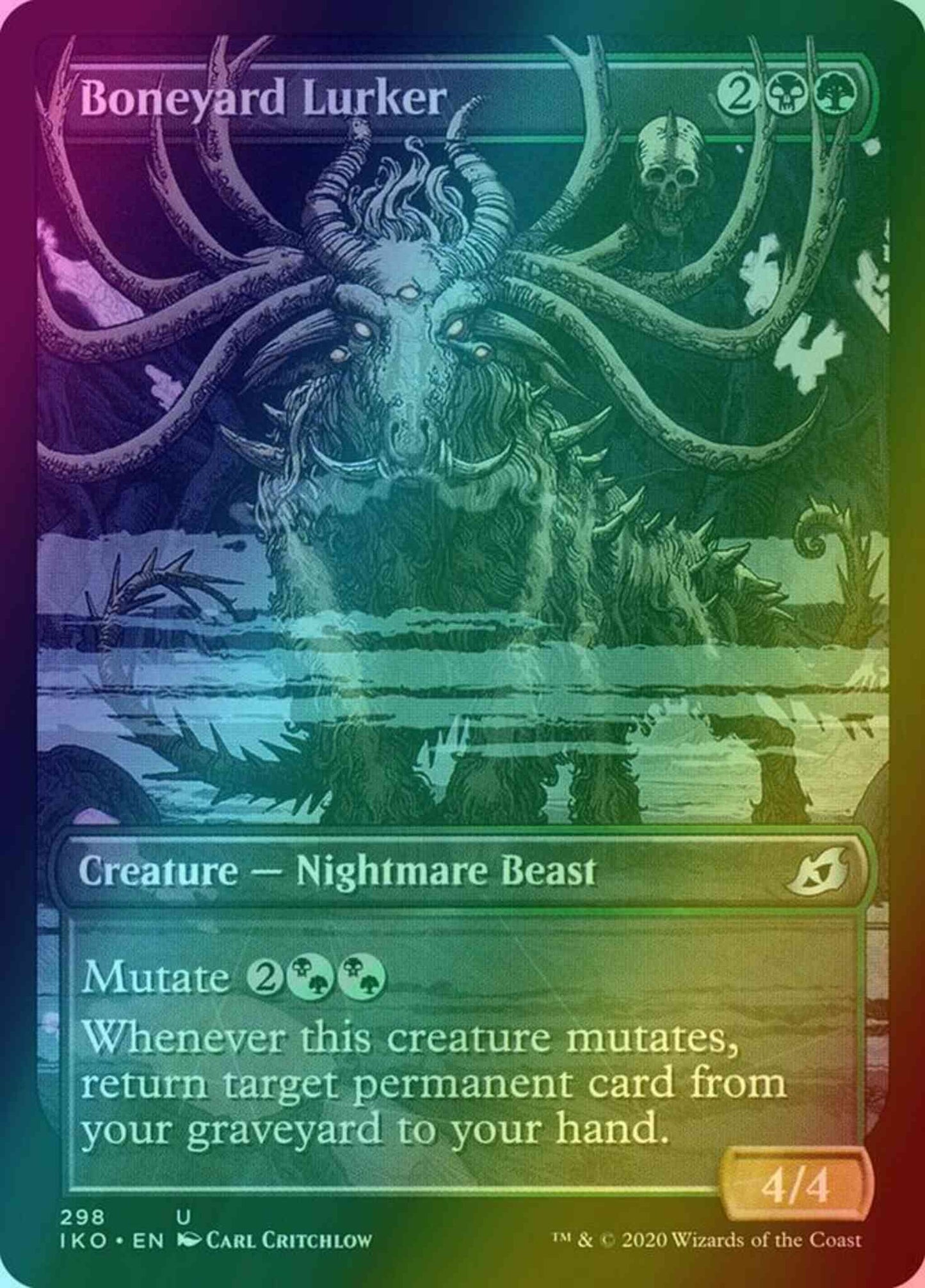 Boneyard Lurker [298] [Alternate Art] [Ikoria: Lair of Behemoths] [Foil]