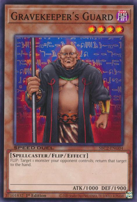 Gravekeeper's Guard - SBC2-ENG04 - Common - 1st Edition