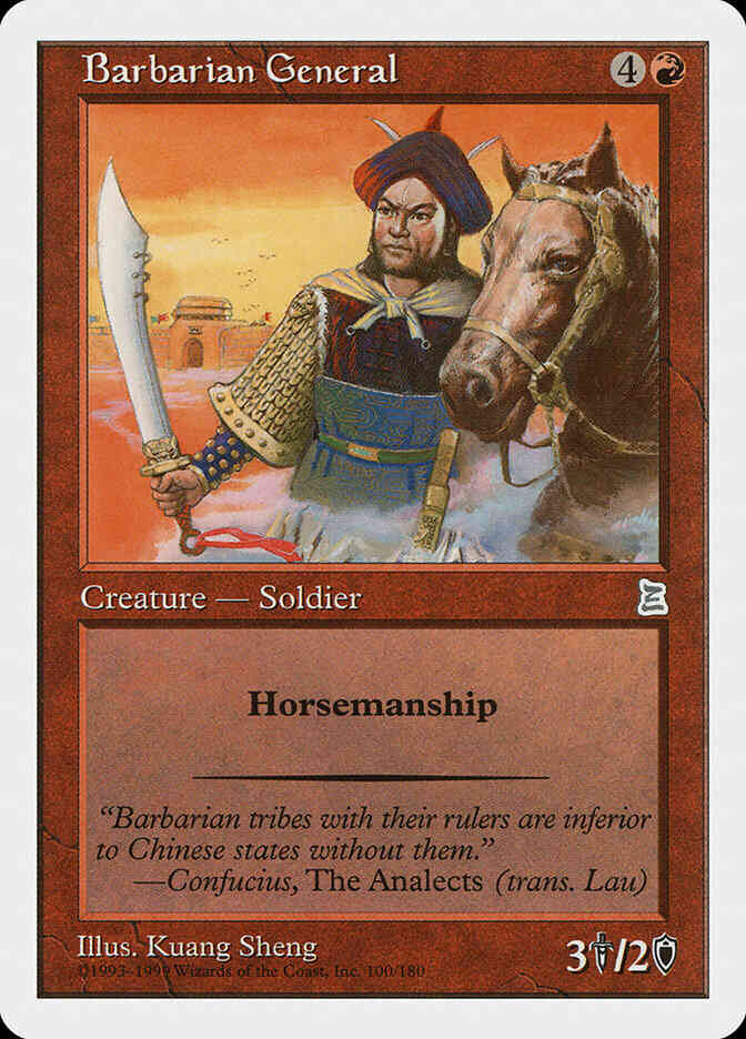 Barbarian General [100] [Portal Three Kingdoms] [Non-Foil]