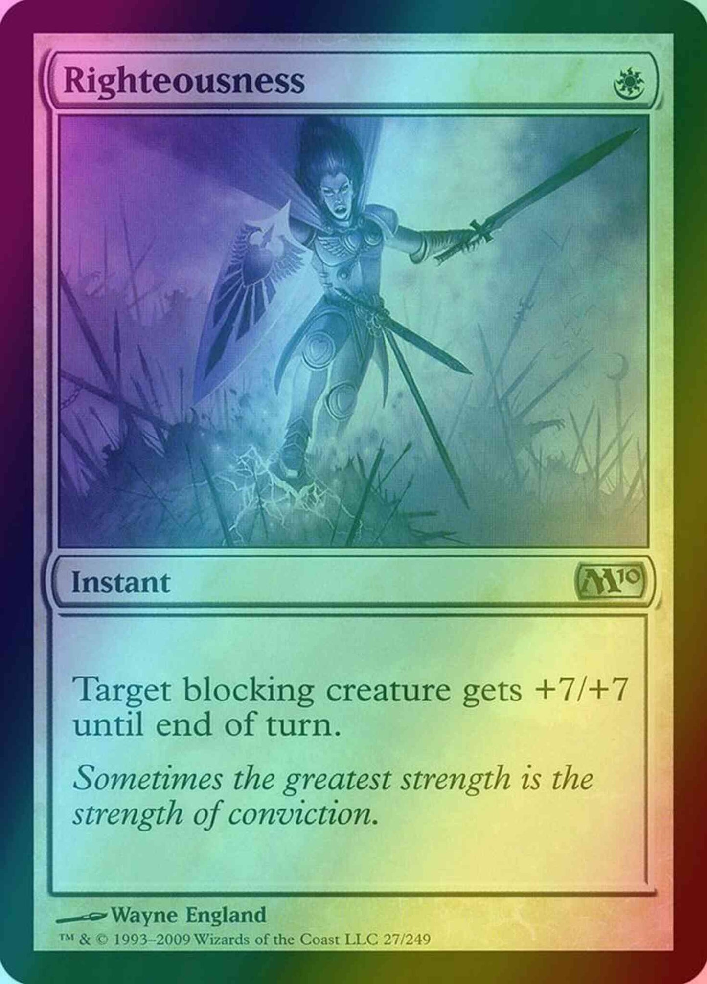 Righteousness [27] [Magic 2010] [Foil]