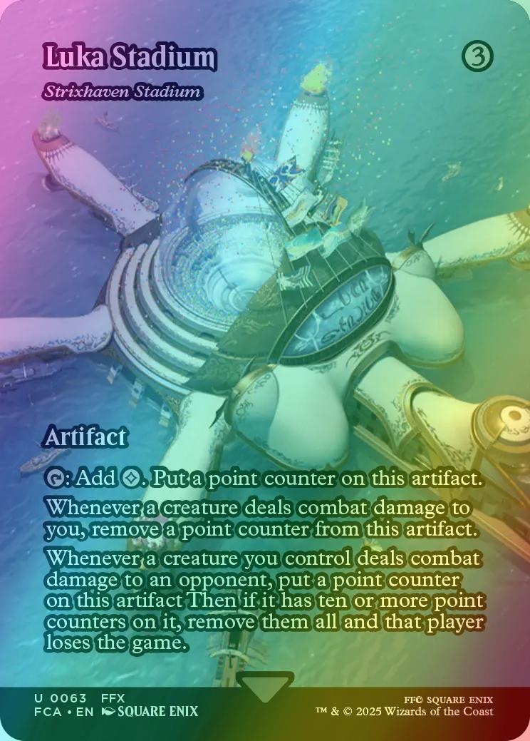 Luka Stadium - Strixhaven Stadium [63] [Borderless] [FINAL FANTASY: Through the Ages] [Foil]