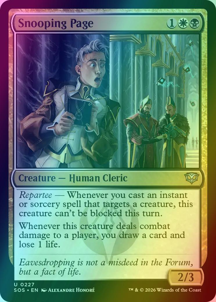Snooping Page [227] [Secrets of Strixhaven] [Foil]
