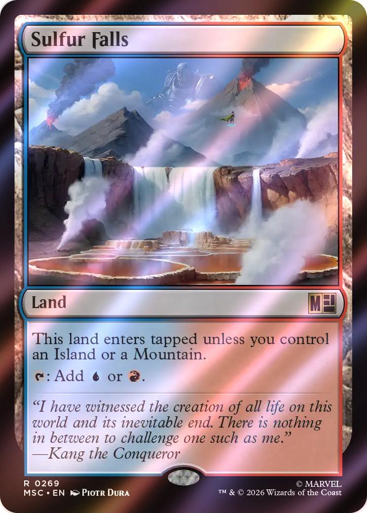 Sulfur Falls [269] [Marvel Super Heroes: Commander] [Surge Foil]