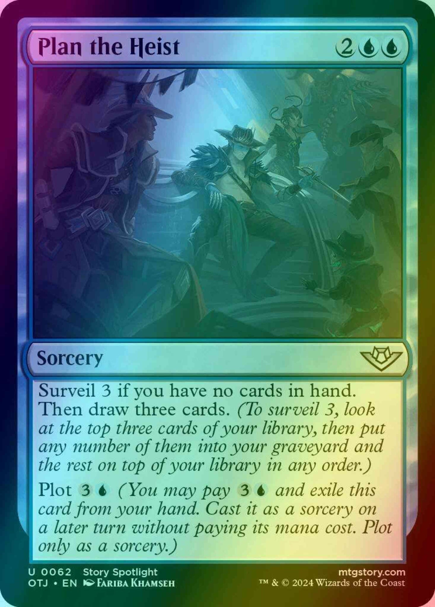 Plan the Heist [62] [Outlaws of Thunder Junction] [Foil]