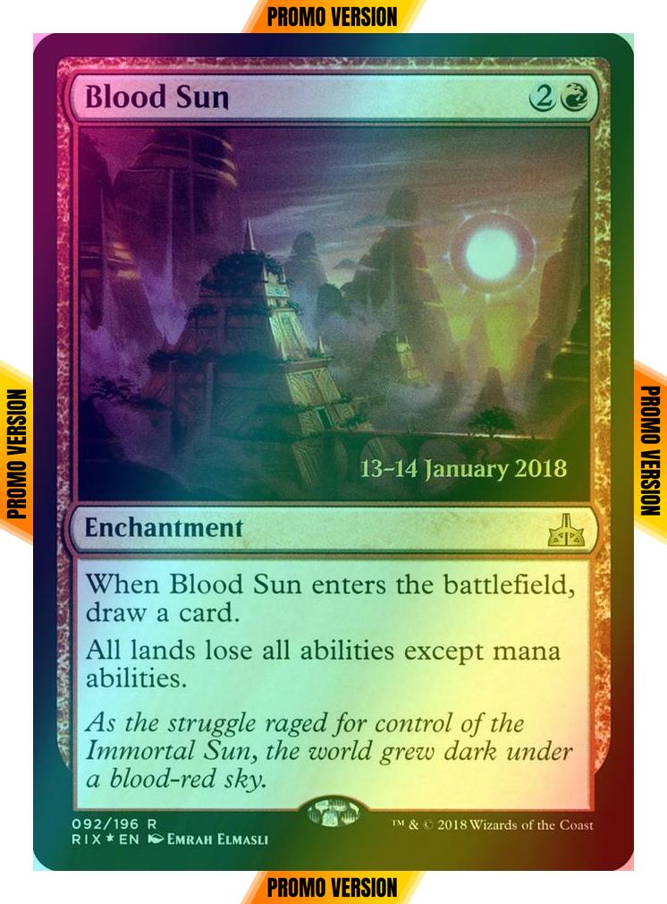 Blood Sun [92s] [Rivals of Ixalan Promos] [Foil]