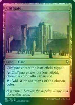 Cliffgate [350] [Commander Legends: Battle for Baldur's Gate] [Foil]