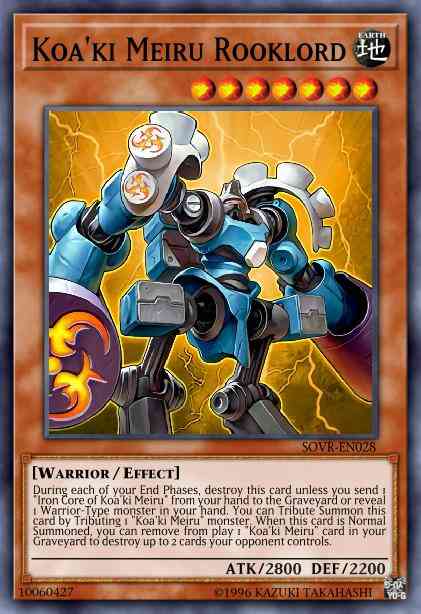 Koa'ki Meiru Rooklord - SOVR-EN028 - Super Rare - Unlimited