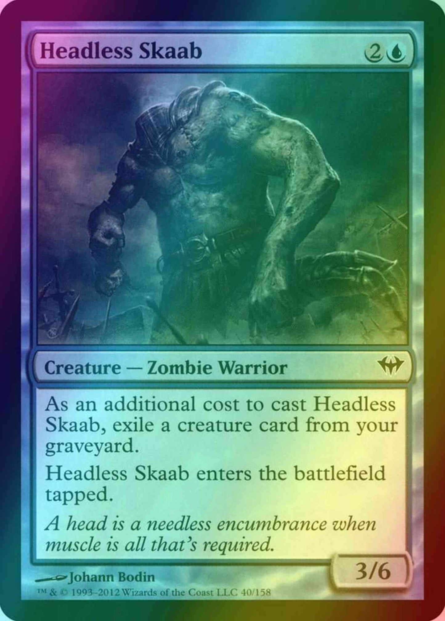 Headless Skaab [40] [Dark Ascension] [Foil]