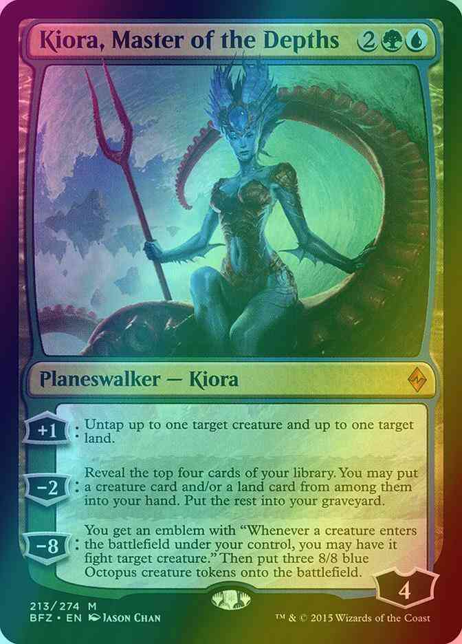 Kiora, Master of the Depths [213] [Battle for Zendikar] [Foil]
