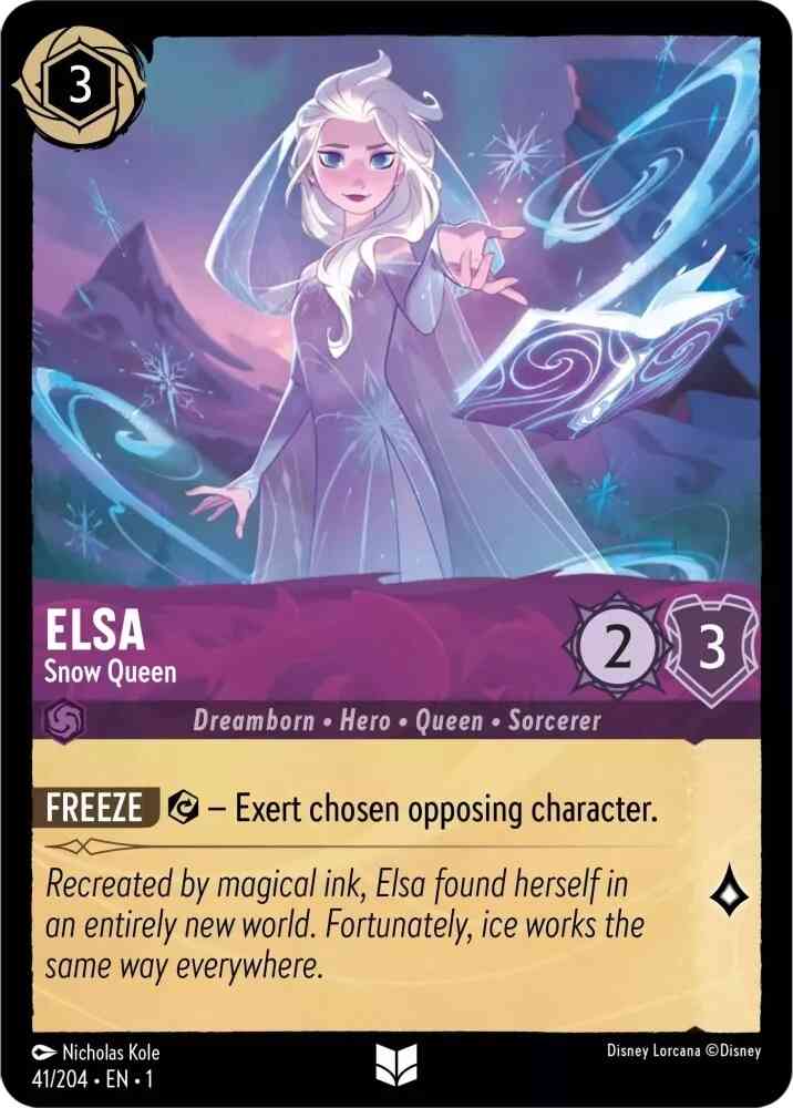Elsa - Snow Queen - 41/204 [The First Chapter] [Cold Foil]