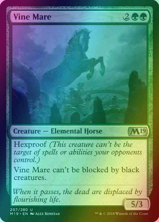 Vine Mare [207] [Core Set 2019] [Foil]