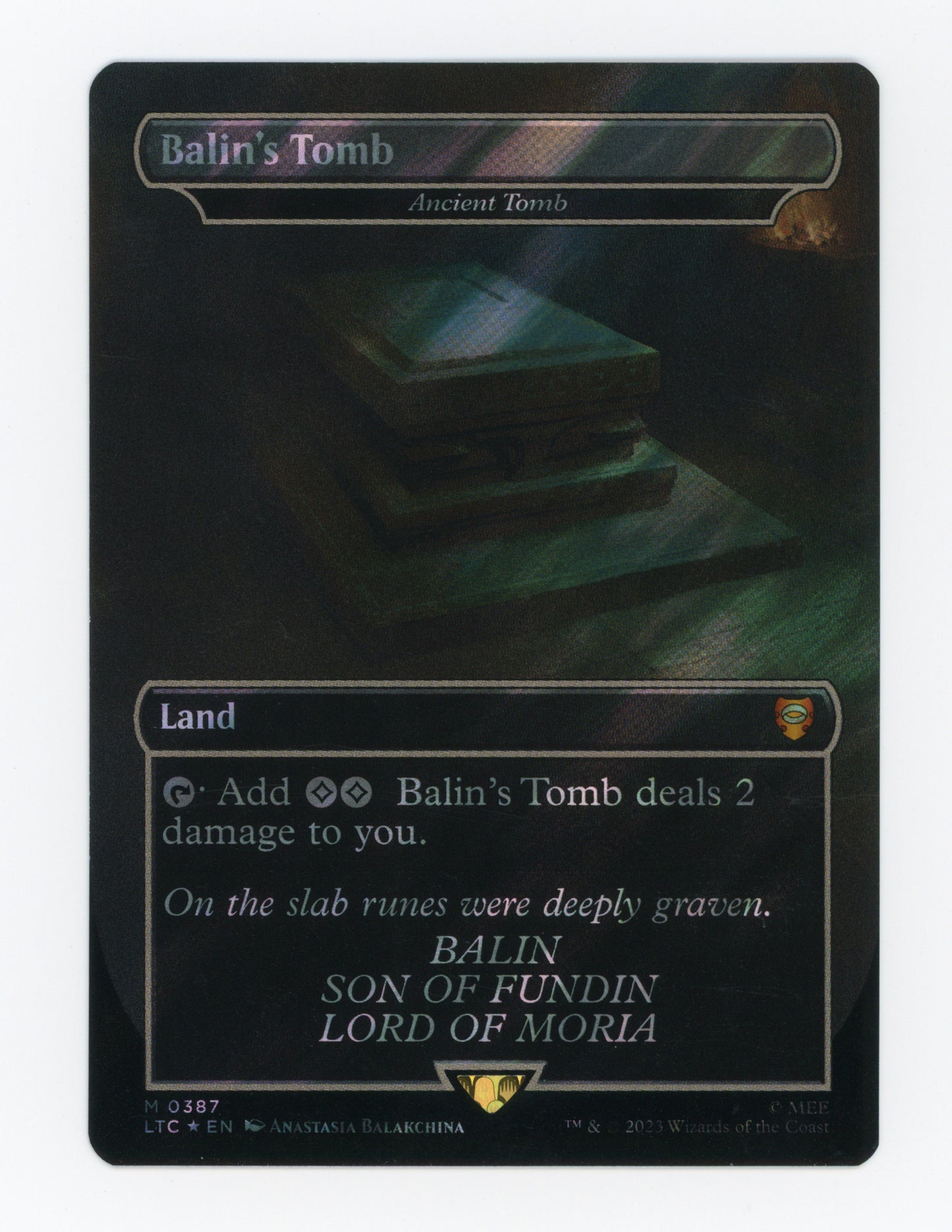 Balin's Tomb - Ancient Tomb — Borderless|Realms and Relics|Surge Foil — ID 19778