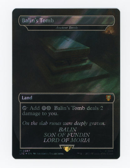 Balin's Tomb - Ancient Tomb — Borderless|Realms and Relics|Surge Foil — ID 19778