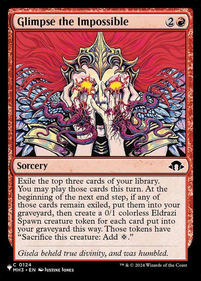 Glimpse the Impossible [MH3-124] [The List] [Non-Foil]